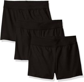 img 1 attached to 🩳 Hanes Little Girls Jersey Shorts: Activewear for Girls