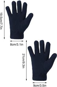 img 3 attached to Fleece Gloves Winter Outdoor Activities