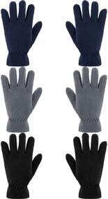 img 4 attached to Fleece Gloves Winter Outdoor Activities