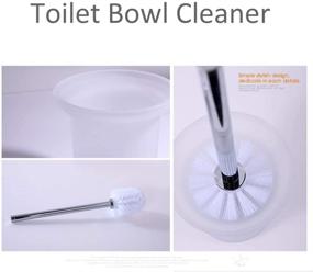 img 2 attached to 🚽 Stainless Steel Wall Mounted Toilet Bowl Brush Holder – Rust Resistant Bathroom Cleaning Tool