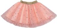 👗 domiry layered sparkle star tulle tutu skirt for little girls - princess ballet dance dress with puffy skirts clothes logo