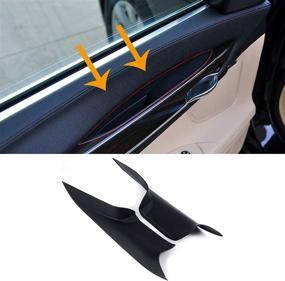 img 4 attached to 🚪 Защитные накладки на ручки дверей Moonlinks для BMW 7 Series, передняя левая + передняя правая крышка захвата ручки дверей, отделка – Совместимые с BMW 7 Series 730 740 750 760 F01 F02 2008-2014