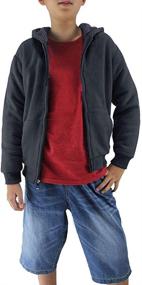 img 3 attached to 👦 Boys' Sherpa Fleece Hoodies: Athletic Sweatshirts at Fashion Hoodies & Sweatshirts