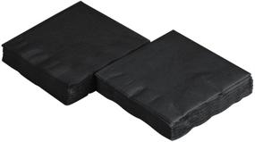 img 2 attached to Black 2 Ply Beverage Napkins Supply