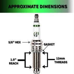 img 3 attached to 🔌 Свечи зажигания E3 E3.80: Улучшенная производительность автомобильной свечи зажигания, одиночная упаковка