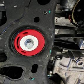 img 1 attached to Enhance Your VW Golf GTI Rabbit MK5 Performance with Kyostar Engineering Dog Bone Engine Mount Kit - Red Engine Mount Insert