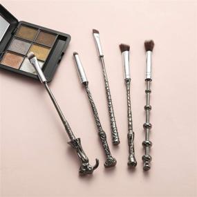 img 2 attached to 🏻 Transform Your Makeup Routine with the Gifts Makeup Brushes Wizard Wand Set – Perfect for Foundation Blending, Blush, Concealer, Eyebrow and Face Powder