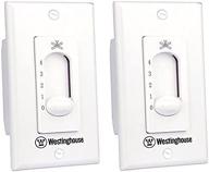 🔆 pack of 2 westinghouse 7787200 ceiling fan wall controls логотип