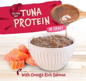 img 2 attached to 🐟 Earthborn Holistic Upstream Grille: Tuna & Salmon Grain-Free Wet Cat Food Pouches (Case of 24)