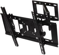 📺 henxlco full motion tv wall mount bracket for plasma lcd led flat screen panel tv 32-65", with vesa up to 600x400mm logo