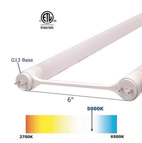 img 2 attached to 💡 ELB Electronics LEDT8-17-850-B-FHF U6 10-Pack LED U-Bend Lamp, 17.5W, 5000K Daylight, T8 & T12 Ballast Compatible, ETL Listed - Buy White Pack of 10