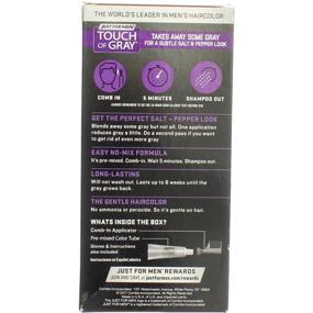 img 2 attached to JUST FOR MEN Touch of Gray Haircolor T-35 Medium Brown - Buy 2 & Save!