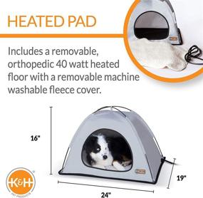 img 3 attached to 🏕️ K&amp;H PET PRODUCTS Thermo-Tent: Ensuring Comfort with Outdoor Heated Shelter for Dogs &amp; Cats