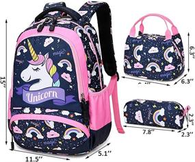 img 1 attached to Unicorn Backpack: School Bookbag for Backpacks