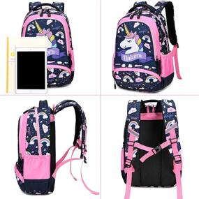 img 3 attached to Unicorn Backpack: School Bookbag for Backpacks