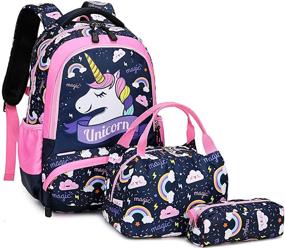 img 4 attached to Unicorn Backpack: School Bookbag for Backpacks