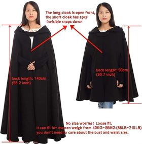 img 3 attached to GRACEART Womens Hoodie Woolen Costume Women's Clothing in Coats, Jackets & Vests