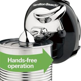 img 2 attached to 🔋 Hands-Free Hamilton Beach Walk 'n Cut Can Opener - Cordless, Rechargeable, Black 76501G