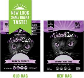img 3 attached to Vital Essentials Vital Cat: Premium Freeze-Dried Grain-Free Turkey Mini Nibs Cat Food – Nutritious 12 oz. Option!
