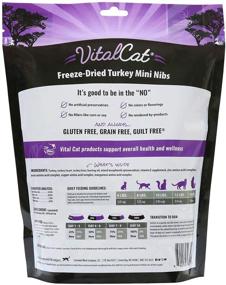 img 2 attached to Vital Essentials Vital Cat: Premium Freeze-Dried Grain-Free Turkey Mini Nibs Cat Food – Nutritious 12 oz. Option!