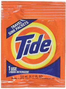 img 1 attached to 🧳 Tide Travel Sink Packets 3ct Laundry Detergent for Hiking, RV, Camping, Backpacking, Outdoors, International (Pack of 2)