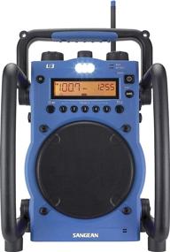 img 3 attached to 🎵 Sangean U3 Digital Tuning Radio: AM/FM Ultra Rugged & Water Resistant - Blue/Black