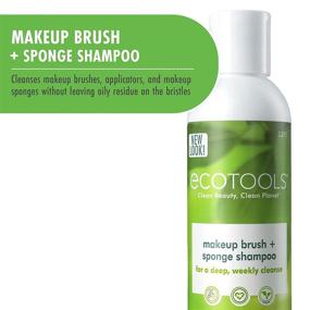 img 1 attached to 🧽 Ecotools Brush and Sponge Cleansing Shampoo, 6 oz - Makeup Brush Cleaners (Packaging May Vary)