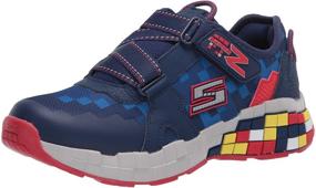 img 4 attached to 👟 Сникерсы Skechers MEGA Craft CUBOTRONS для мальчиков среднего возраста