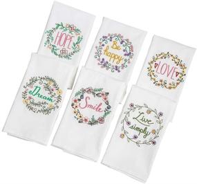img 4 attached to 🍟 Sweet and Cute Kitchen Towels: Stitchwork French Fry Flour Sack Tea Dish Towel Set (6-Piece)