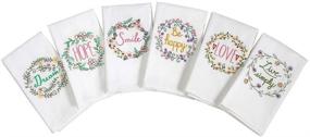img 3 attached to 🍟 Sweet and Cute Kitchen Towels: Stitchwork French Fry Flour Sack Tea Dish Towel Set (6-Piece)