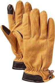 img 1 attached to 🧤 Men's Timberland Nubuck Touchscreen Wheat Gloves – Enhanced Accessories for Smart Devices