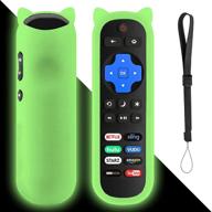 📺 tcl-onn-roku tv remote replacement with 8 shortcut keys - effortlessly control netflix, hulu, amazon & more! includes convenient glow case logo