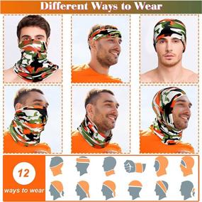 img 2 attached to Pieces Protection Sunscreen Breathable Bandana Outdoor Recreation