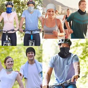 img 1 attached to Pieces Protection Sunscreen Breathable Bandana Outdoor Recreation