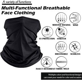 img 3 attached to Pieces Protection Sunscreen Breathable Bandana Outdoor Recreation