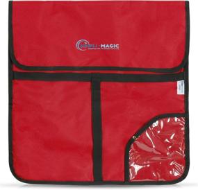 img 3 attached to Simpli-Magic Reusable Insulated Delivery Bag, 20 x 20 x 5 inches, Red