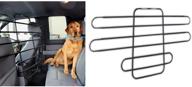 🐾 zookeeper pet barrier: adjustable & universal car barrier for easy installation and ultimate pet safety - strong metal tubing gate divider for cars, trucks, suvs логотип