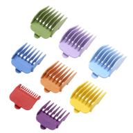 💇 anrom professional 8-color hair cutting guide: perfect fit for clipper guide combs (1/8" to 1") logo