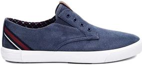 img 2 attached to Ben Sherman Percy Laceless Navy Men's Shoes and Fashion Sneakers