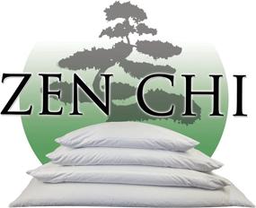 img 1 attached to 🌾 Органическая подушка ZEN CHI насыпная, размер Queen Size, для сна - 20x30 с технологией натурального охлаждения, с хлопковым чехлом и органической каштановой шелухой