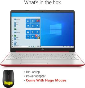 img 2 attached to 💻 Обновленный ноутбук HP 15.6 дюймов: Intel Pentium Gold, 4GB RAM, 500GB HDD, HDMI, WiFi, Bluetooth, HD веб-камера, Windows 10 S