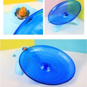 img 2 attached to 🐭 Tfwadmx Small Animal Swing Toys: Ideal Hamster Exercise Wheel for Syrian Hamster, Rat, Gerbil, Guinea Pig, Chipmunk, Mouse, Hedgehog