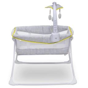 img 2 attached to 👶 Delta Children Deluxe Activity Sleeper Bedside Bassinet - складная портативная колыбель для новорожденных, Дисней Винни-Пух: удобное и веселое решение для сна.