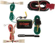 curt 55400 vehicle-side custom trailer wiring harness: perfect fit for toyota highlander & hyundai azera sedan v6 logo