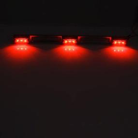 img 3 attached to 🚚 Partsam Trailer ID Light Bar - 2Pcs, 9 LED, Submersible [IP67], for Trucks, Motorcycles, Boats, Trailers - Rear Identification Running Marker & Tail Light Bar Utility