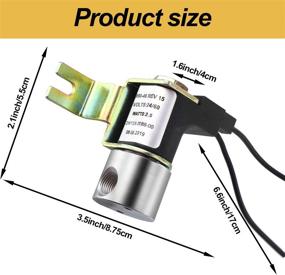 img 3 attached to 💧 Mudder 990-53 Humidifier Water Inlet Valve, Compatible with GeneralAire, 24V, 3.5 Gallon/hr, Solenoid Valve