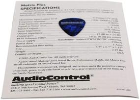 img 1 attached to 🔊 Enhanced SEO: AudioControl Matrix Plus Black 6-Channel Line Driver with Remote Level Control Input