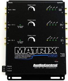 img 4 attached to 🔊 Enhanced SEO: AudioControl Matrix Plus Black 6-Channel Line Driver with Remote Level Control Input