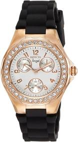 img 4 attached to 💎 Stylish and Elegant: Invicta Women's 1645 Angel White Dial Crystal Accented Watch