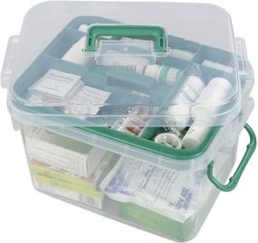 img 4 attached to 🩺 Medicine Organizer - Qsbon Storage Container